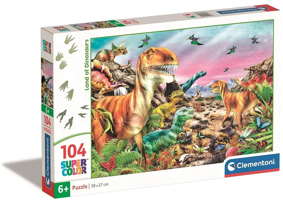 Dinozaur Land Puzzle Clementoni de 104 piese