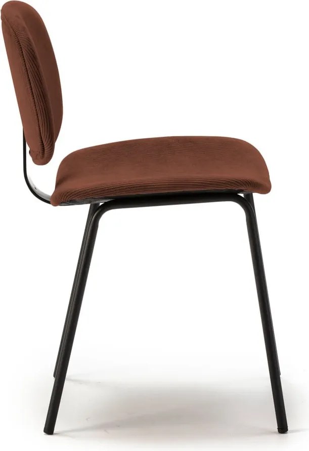 Scaune de dining burgundy 2 buc. Arus – Marckeric