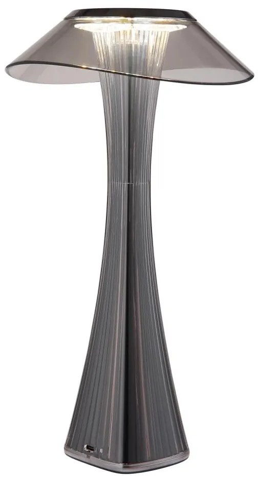 Lampă LED reîncărcabilă dimabilă de masă Globo 21025S AMBRA LED/2,5W/3,7V 2700K/4500K/6500K negru