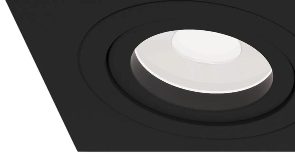 Corp incastrabil cu 3 spoturi directionabile Atom negru MY-DL024-2-03B