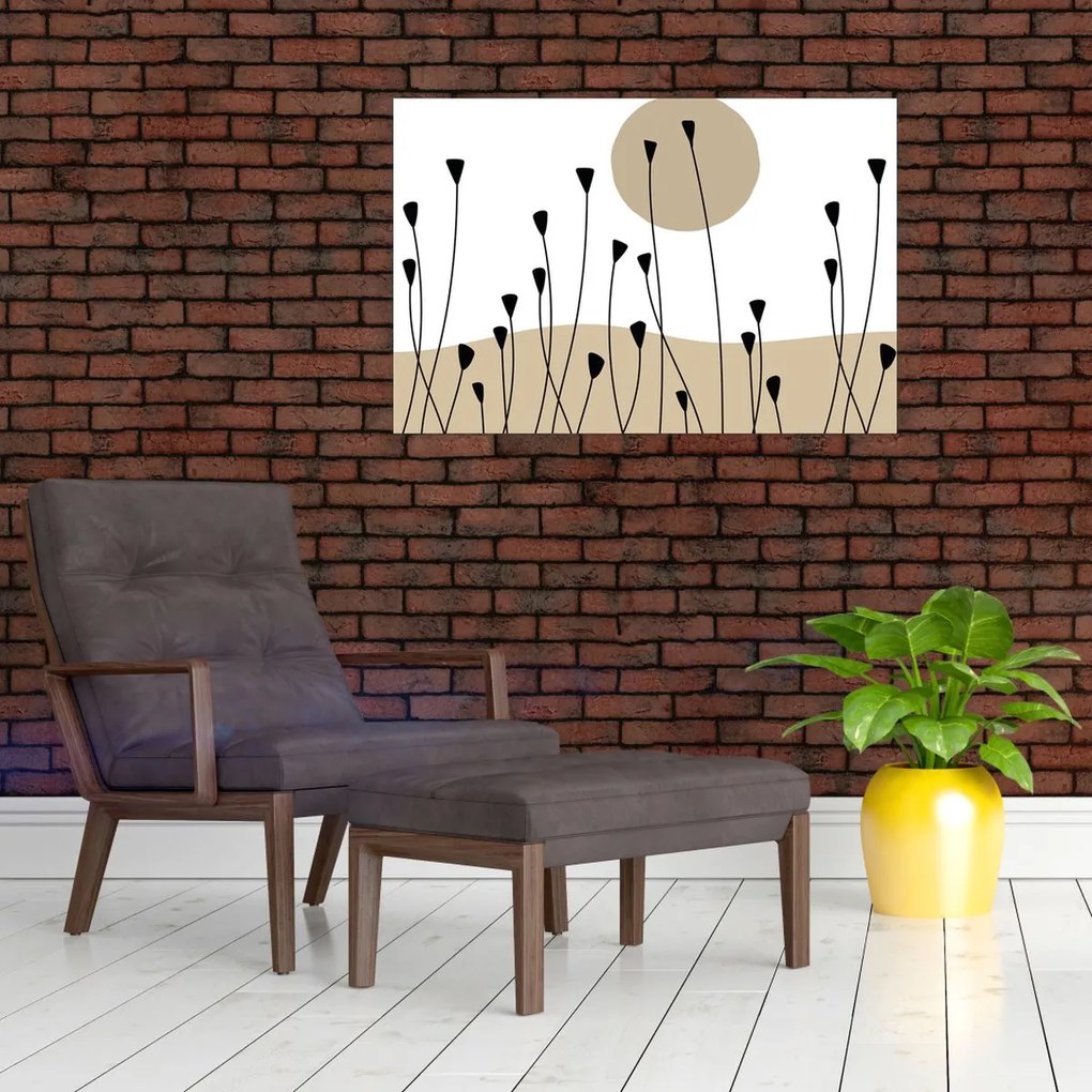 Tablou - Pajiște grafică N⁰2 (90x60 cm)