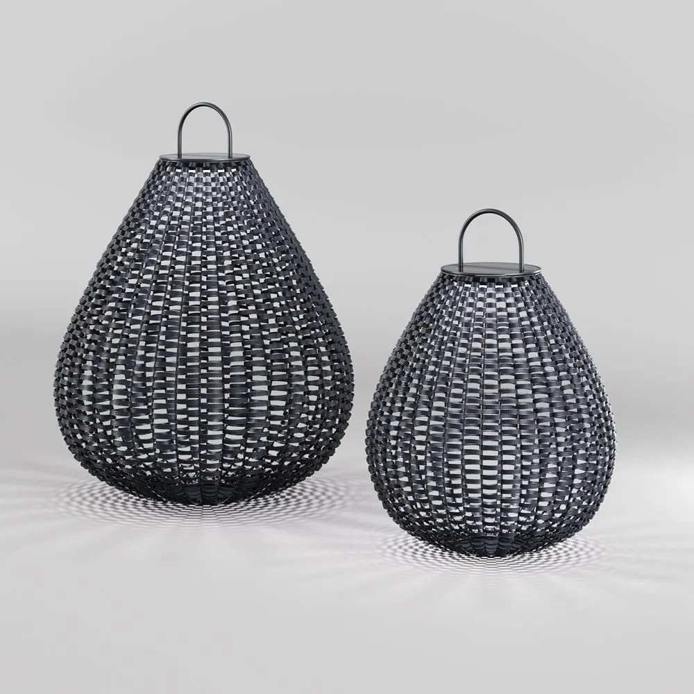 Lampa portabila cu baterii, iluminat decorativ exterior Plet 36cm