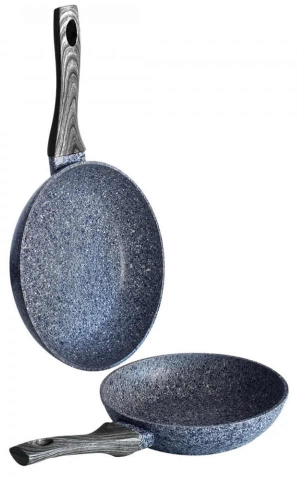 Set tigai marmorate (2 piese) din aluminiu forjat Forest Dark Gray Line Berlinger Haus BH 1586