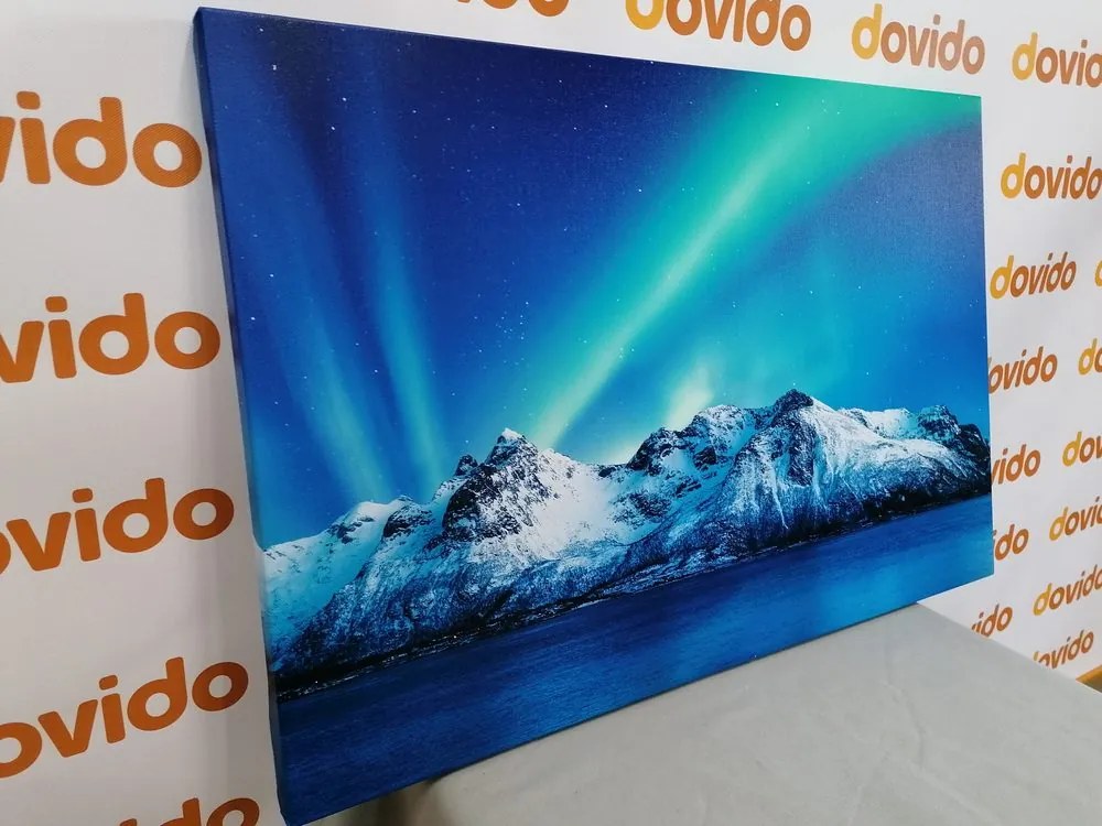 Tablou aurora polară arctică