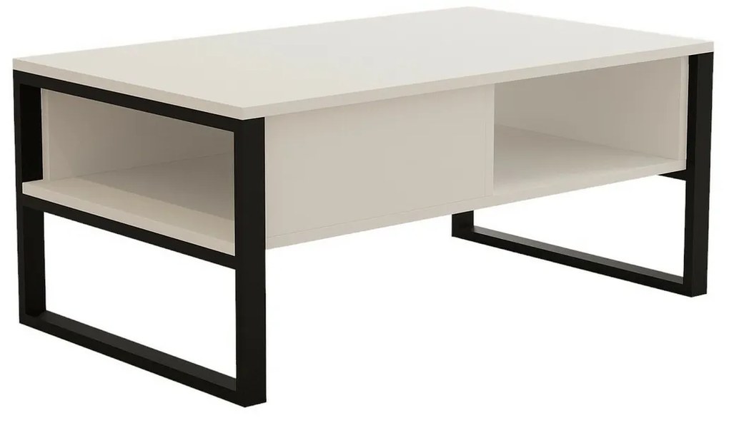 Măsuță de conferință Devon White and Black