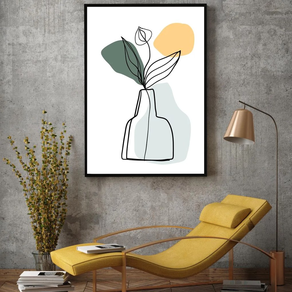 Poster - Vaza cu platnă (A4)