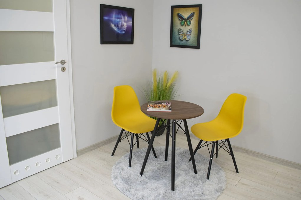 Masa de sufragerie cu blat in decor de frasin OSLO 60x60