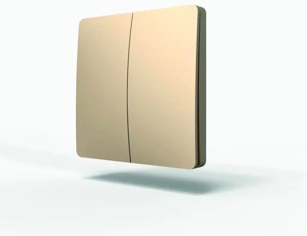 Întrerupător cinetic fără fir 2P IP67, auriu