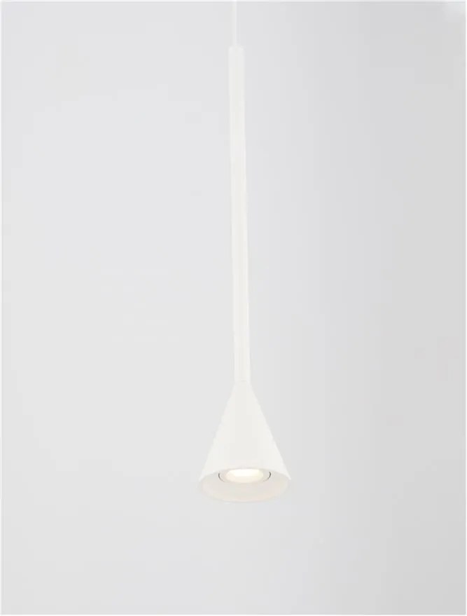 Pendul LED design minimalist NET alb
