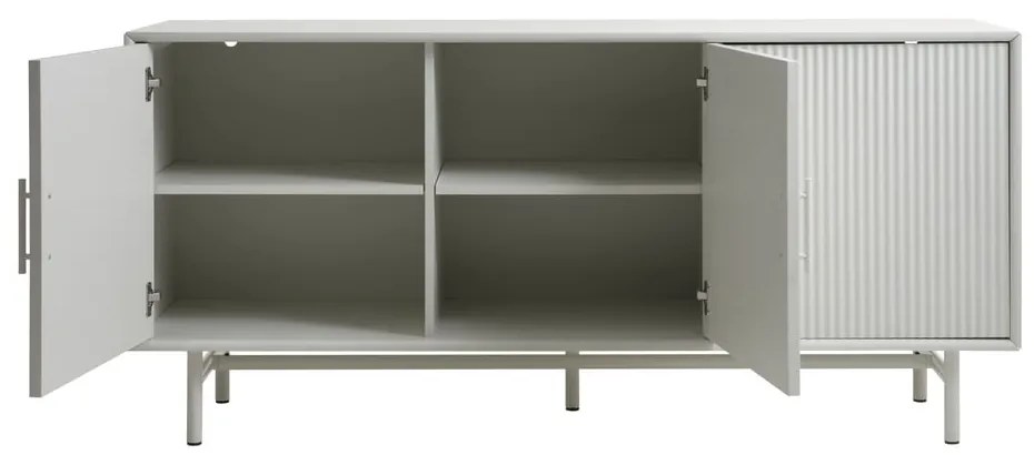 Comodă gri 160x75x45 cm Palma – Unique Furniture