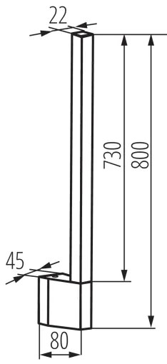 Aplică LED de exterior Kanlux 38892 YALTE LED/10W/230V 4000K IP54 negru