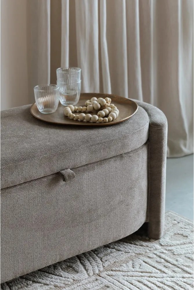 Bancă maro deschis Miro – White Label