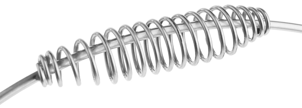 Set de 2 coşuri rotunde, metal argintiu, RUSLO