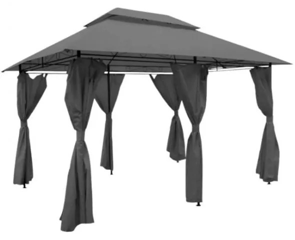 Foişor de grădină 3x4m Glamour Grey