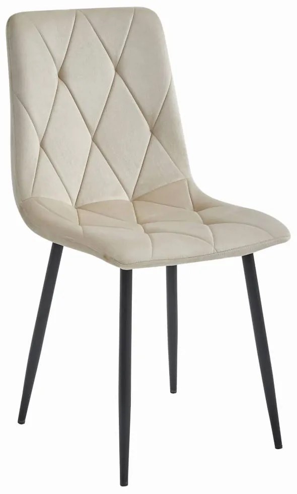 Scaun Bucatarie/Dining Fido Catifea Bej