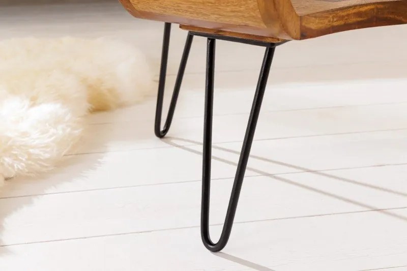 Masuta design industrial Organic Living 100cm Sheesham