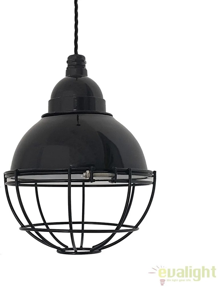 Pendul design industrial Claire negru 62802
