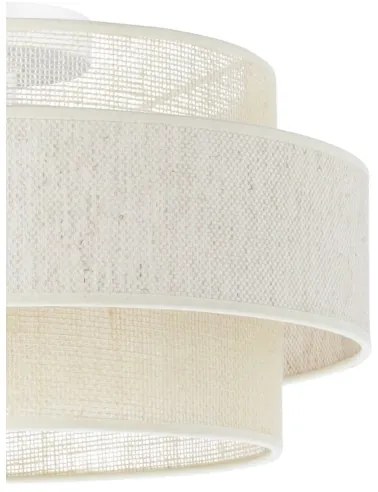 Plafonieră BOHO 1xE27/60W/230V, diametru 40 cm, crem/jută