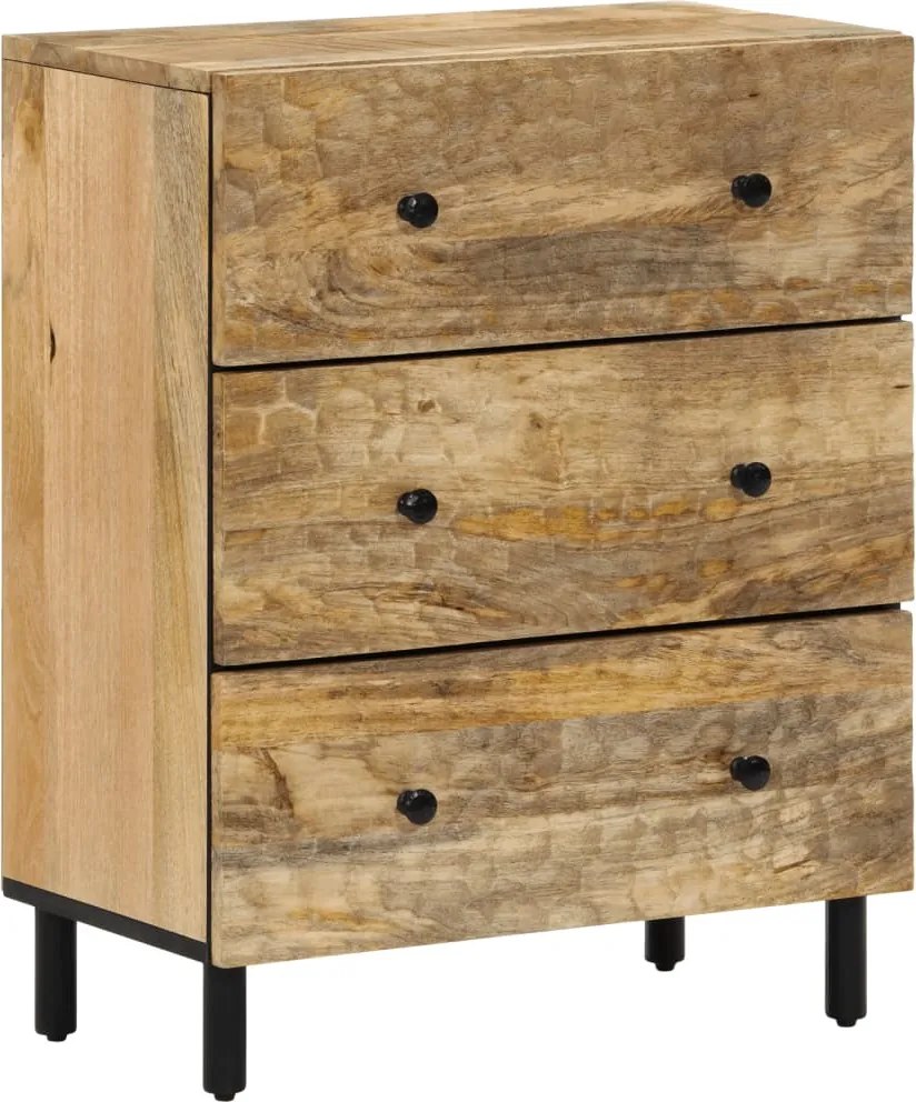 vidaXL Dulap lateral, 60x33x75 cm, lemn masiv de mango