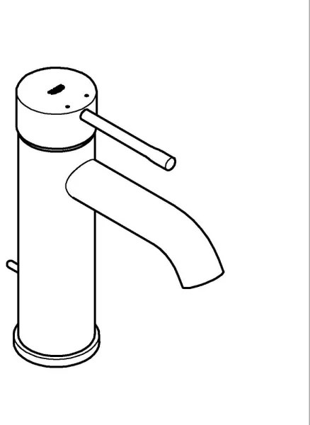 GROHE 23589DC1 - Baterie lavoar ESSENCE, mărime S, inox