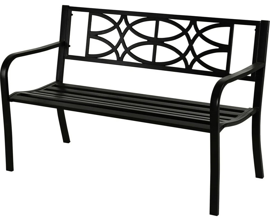 Bancă de grădină Olivia, 127 x 60 x în.80 cm