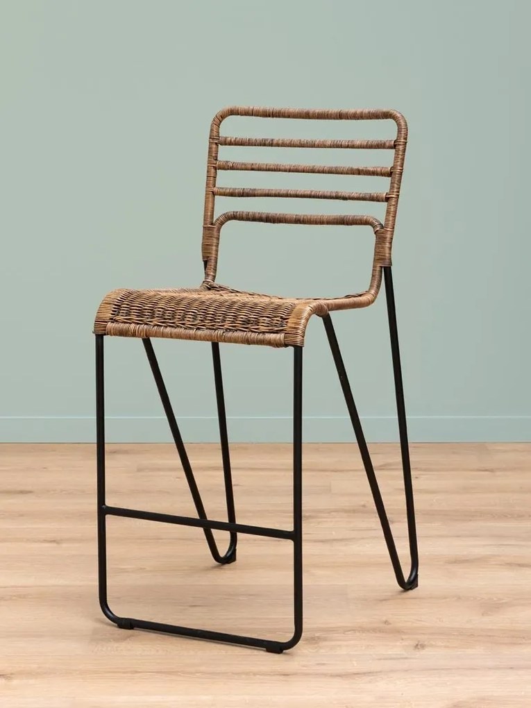 Scaun de bar din rattan " Veracruz "
