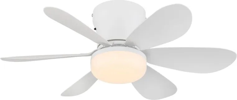 Lustra LED cu Ventilator si telecomanda DELORES alb
