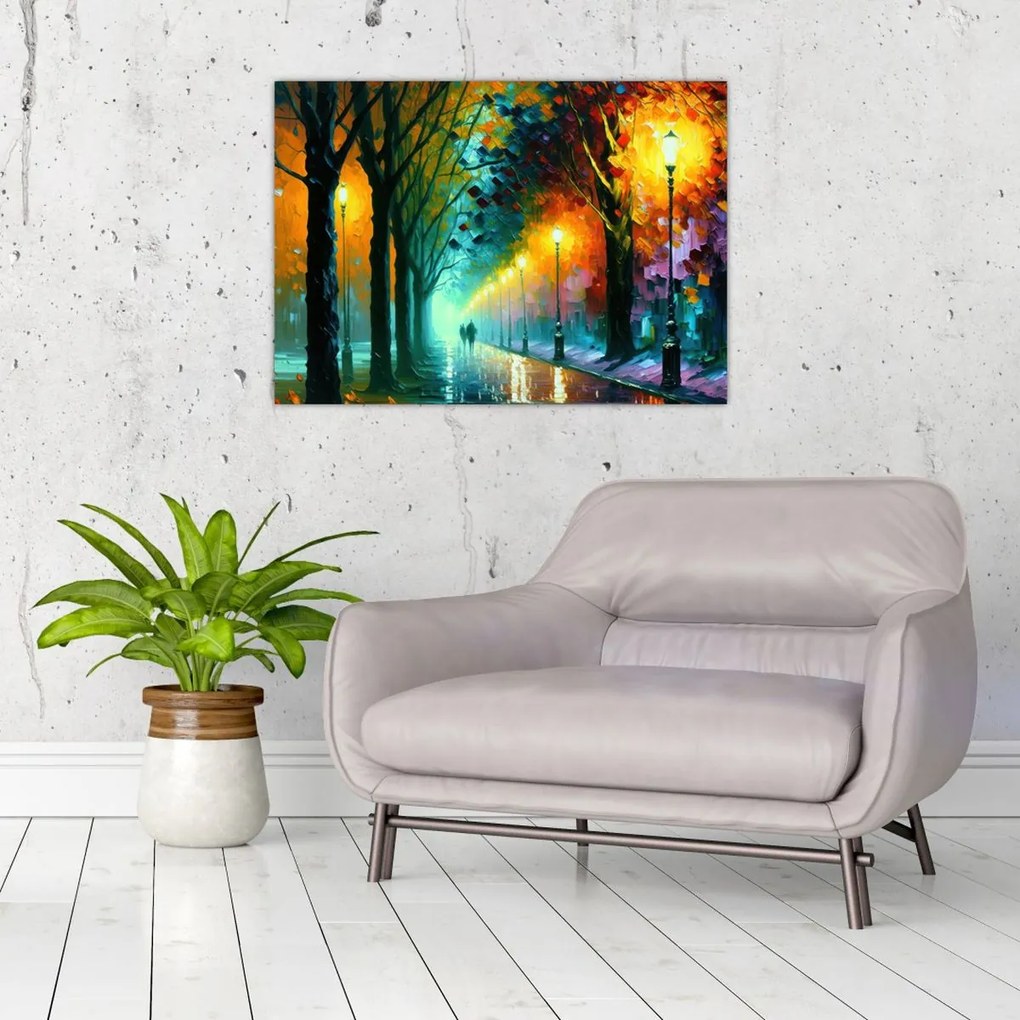 Tablou - Plimbare de noapte (70x50 cm)