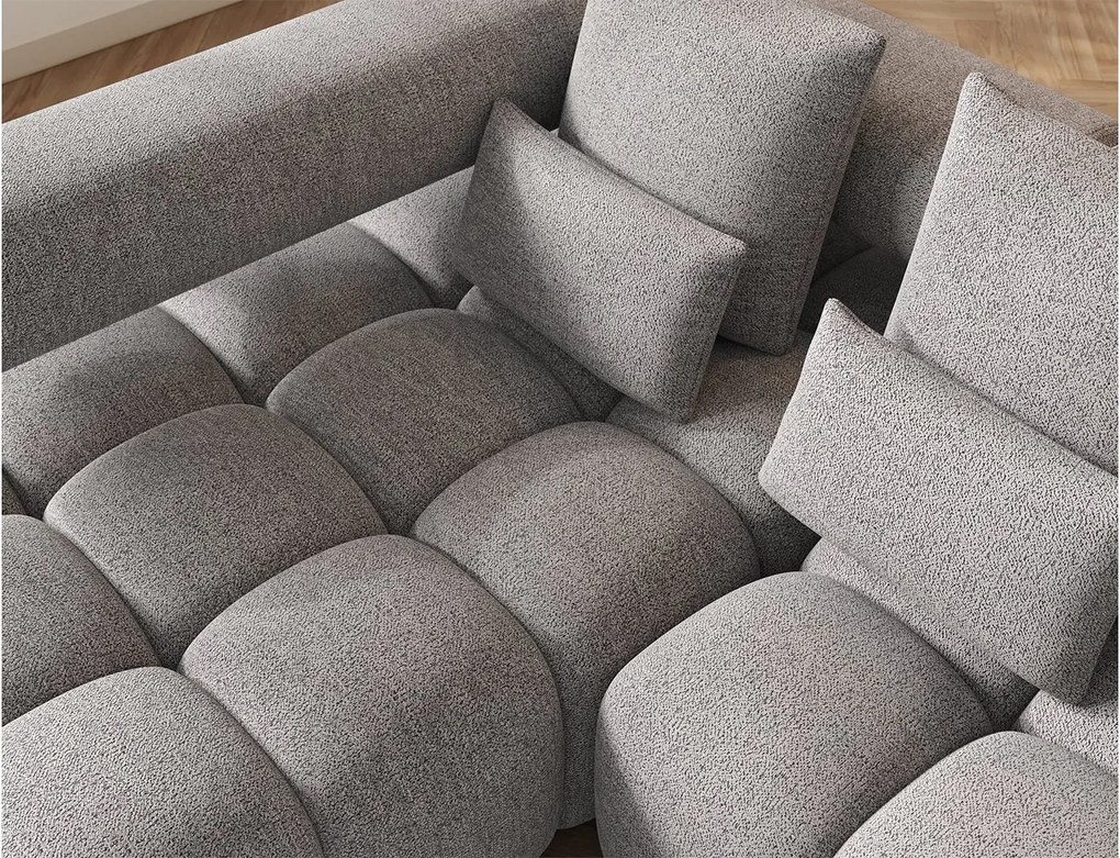 Colțar lemn masiv extensibil modern Levvi Personalizabil, 260 × 184 × 102 cm - Manhattan 45, Dreapta
