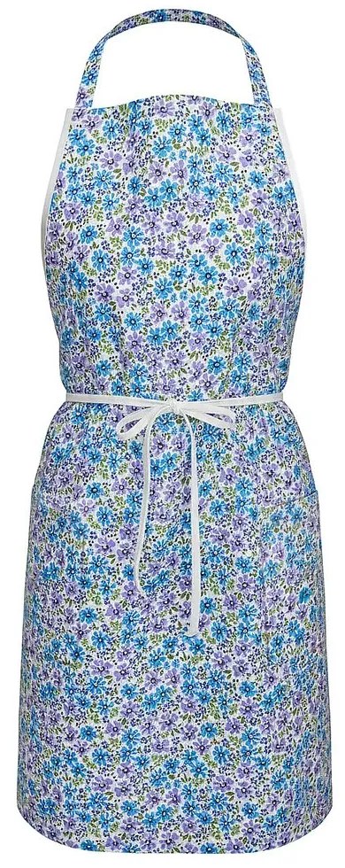 Șorț din bumbac cu flori