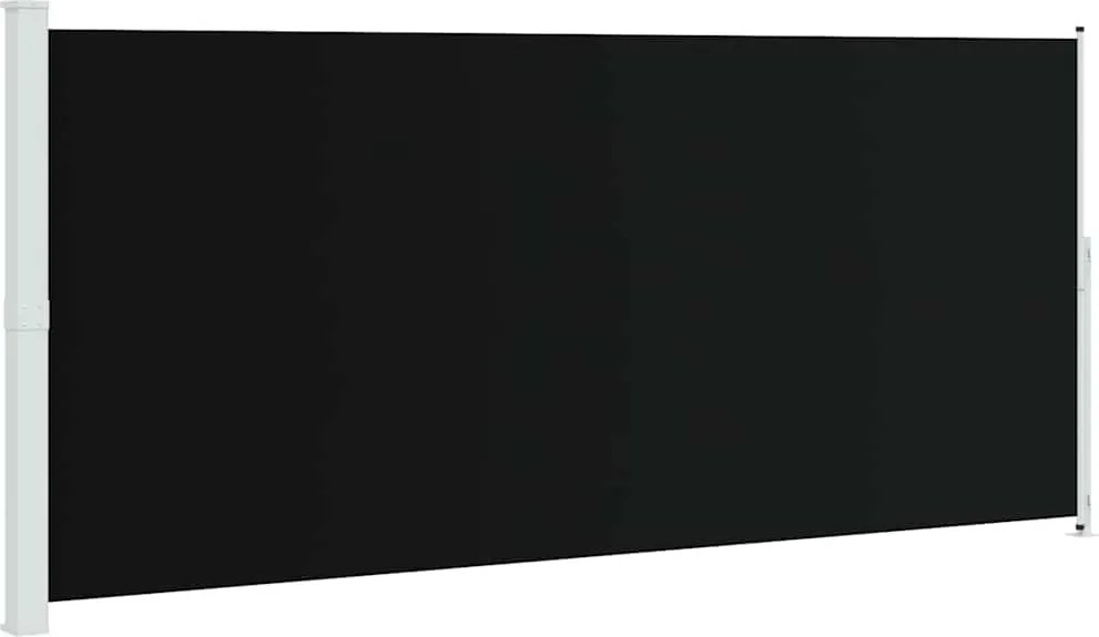 vidaXL Copertină laterală retractabilă de terasă, negru, 220 x 500 cm