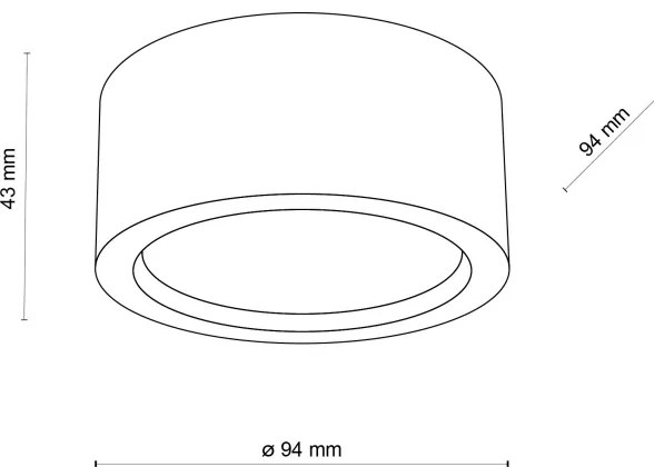 Spot EVE 1xGX53/11W/230V fag