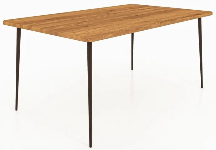 Masă dining din lemn de stejar 200x90 cm Kula – The Beds