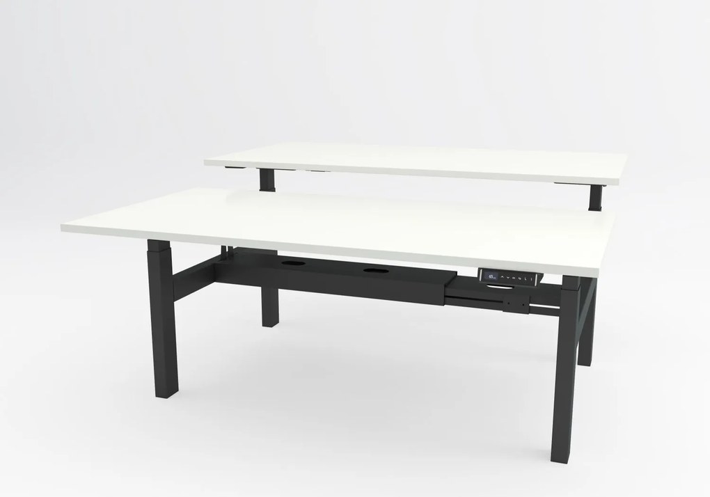 Viva Upgrade Face to Face, dual motor, 240 kg - 1600x800x25 - Alb - Alb