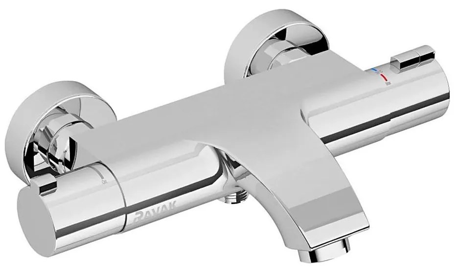 Ravak X070046 - Baterie termostatică pentru cadă TERMO, crom lucios