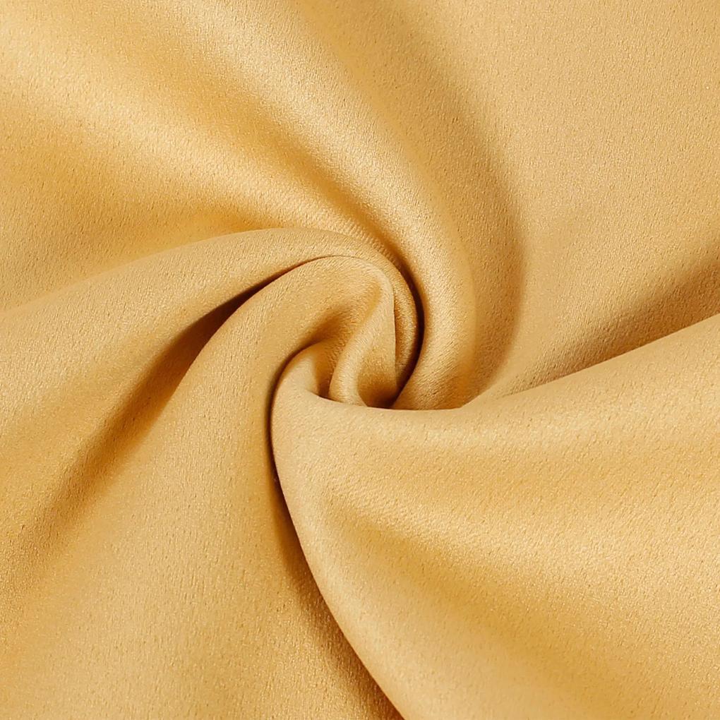 Goldea draperie blackout - bl-18 auriu - lățime 270 cm 140x270 cm