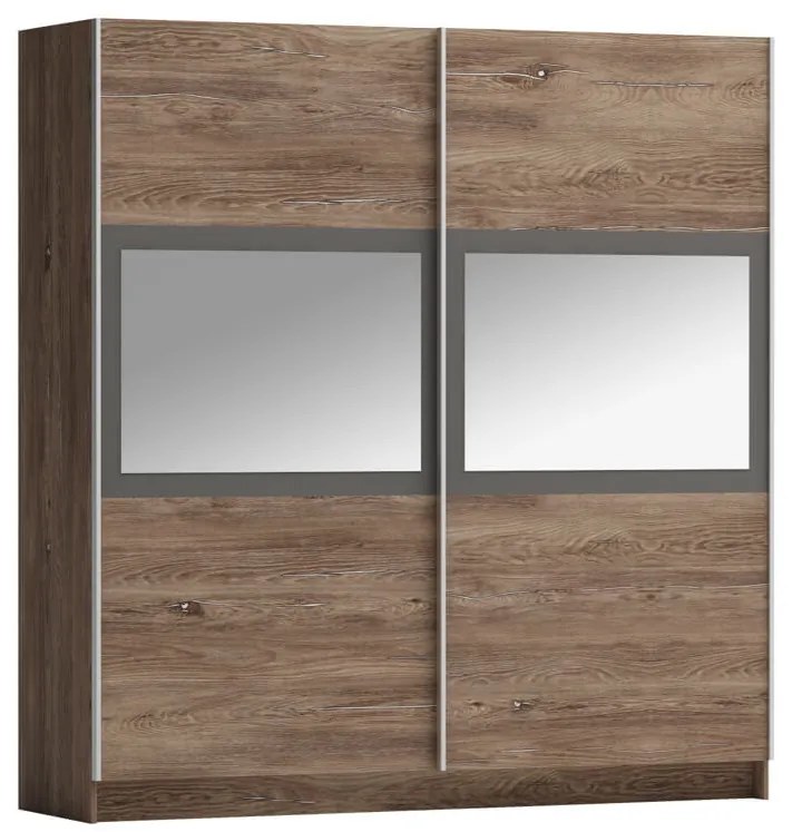 Dormitor GLOBAL108 - brown silverjack/graphite