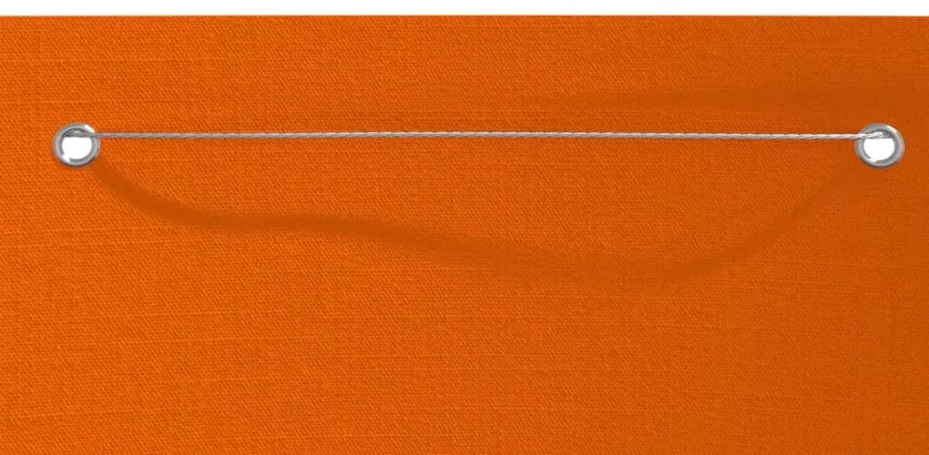 Paravan de balcon,portocaliu, 140 x 240 cm, tesatura oxford Portocaliu, 140 x 240 cm