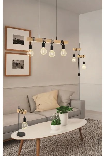 Eglo 32919 - Lampadar TOWNSHEND 2xE27/10W/230V