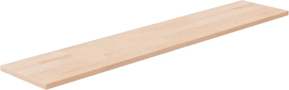vidaXL Poliță, 100x20x1,5 cm, lemn masiv de stejar netratat