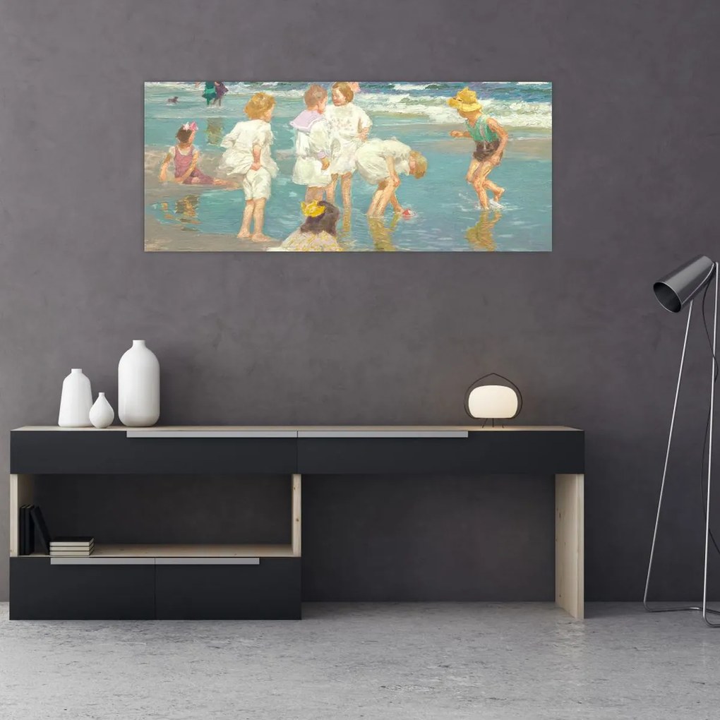 Tablou - Edward Henry Potthast, A Holiday, reproducere (120x50 cm)