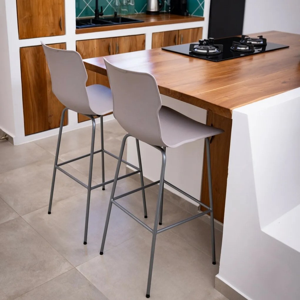 Scaun de bar Duo Stone 48 x 51,8 x 116 cm