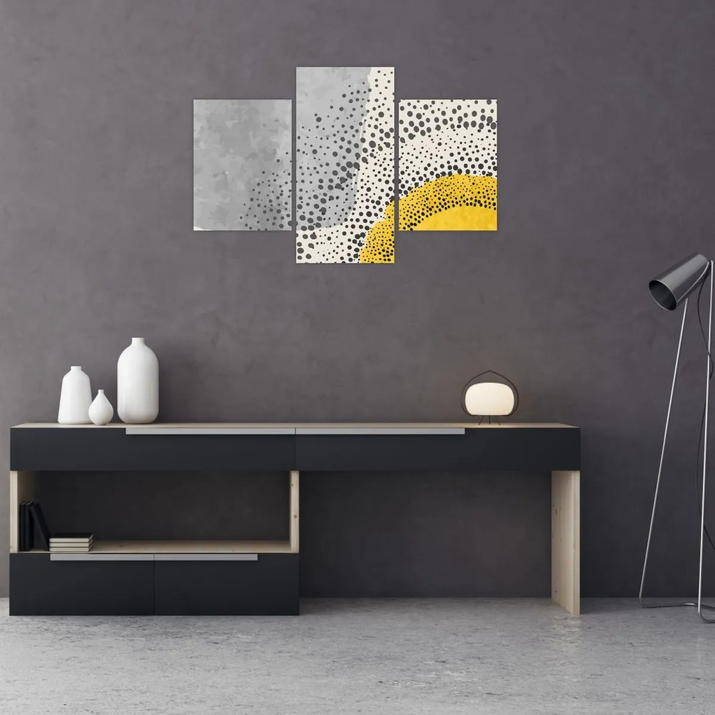 Tablou - pictură abstractă de plajă N⁰3 (90x60 cm)