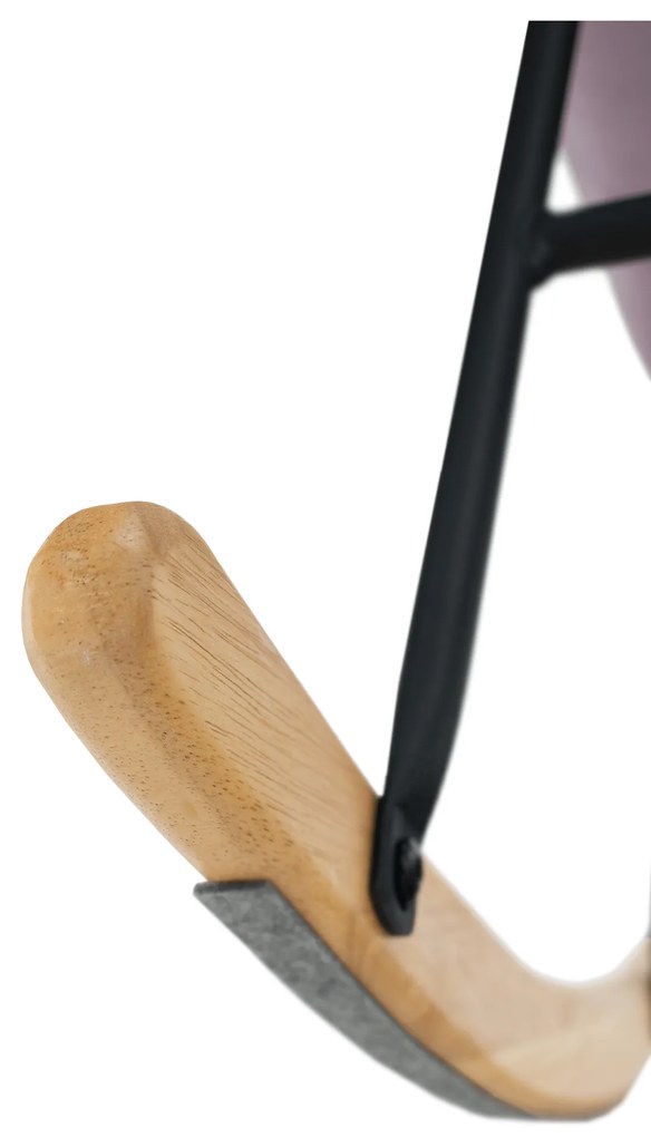 Scaun balansoar design, roz, KEMARO