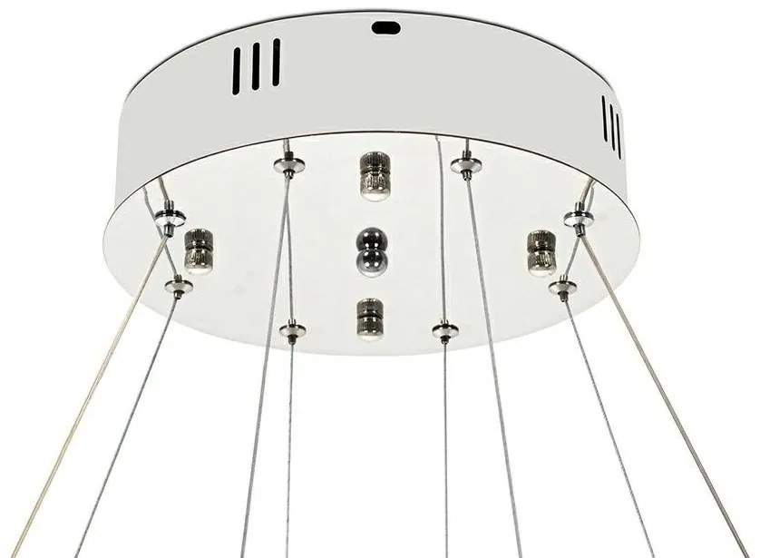 Lustra LED moderna design deosebit CHARMES 130 crom