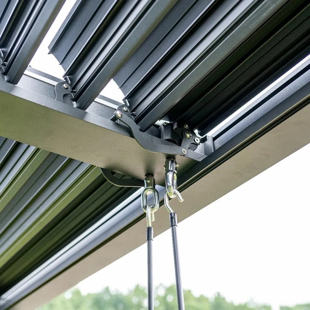 Pergolă luxoasă din aluminiu 3x4