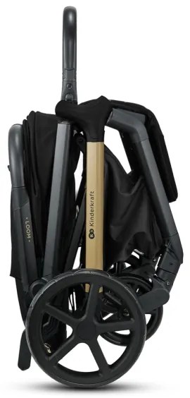 Cărucior de copii KINDERKRAFT LOOM negru