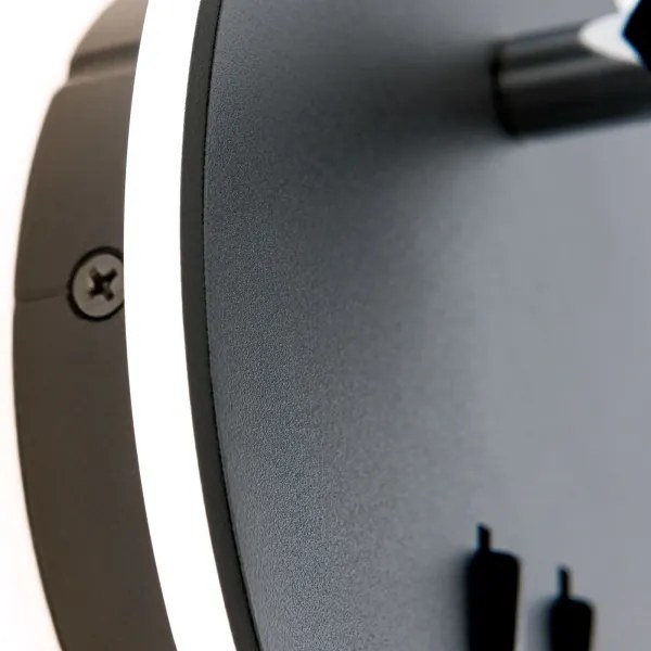 Spot LED de perete Orion WA 2-1467 LENNY LED/6W/230V + LED/3W negru