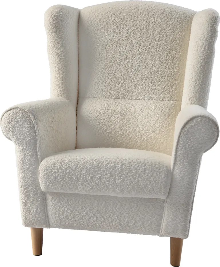 Fotoliu, textil crem Coral, CHARLOT