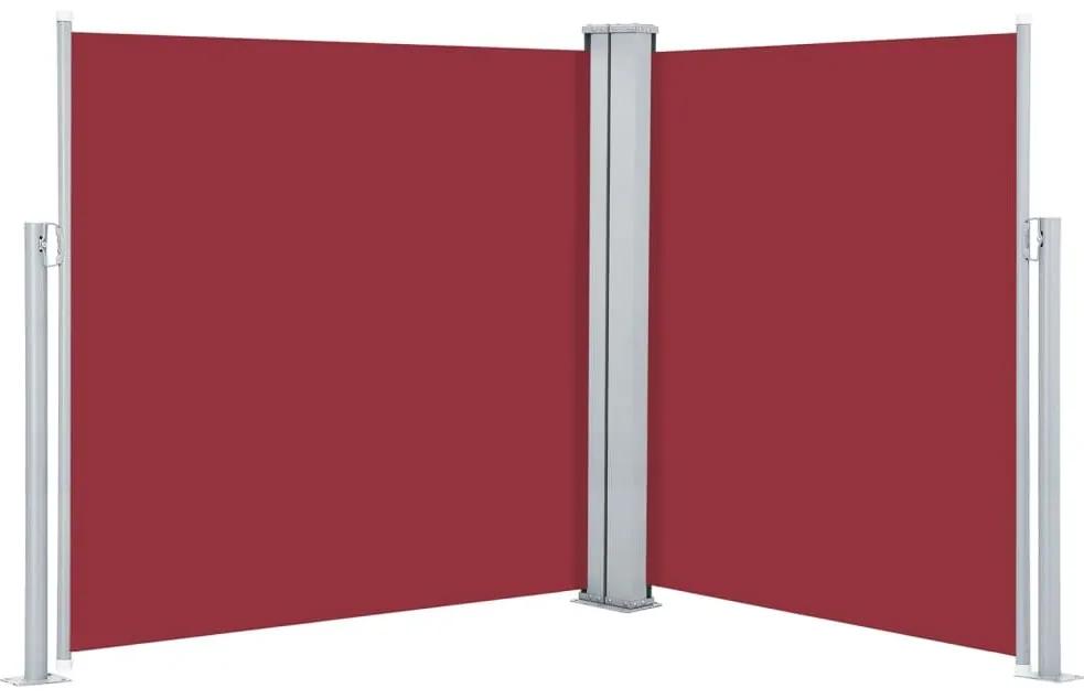 Copertina laterala retractabila, rosu, 140 x 600 cm Rosu, 140 x 600 cm